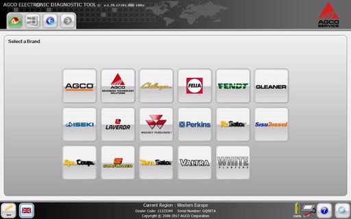 AGCO EDT Electronic Diagnostic Tool 1.126 - Activation For ALL Brands - Latest 2024 Version