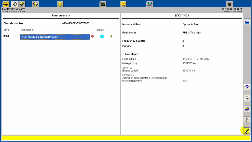 MAN Cats II (DPA5 T200) Heavy Duty Truck Diagnostic Interface With CF-52 Laptop Ready To Work