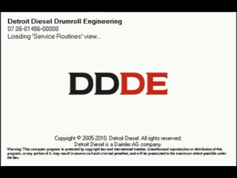 Detroit Diesel Drumroll Engineering (DDDE 7.08) All Parameters 100% Works ! Full Online Installation Service included !