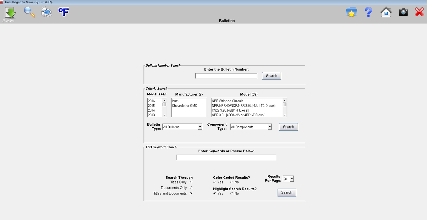 Isuzu Diagnostic Service System E-IDSS 08/2021 - Exclusive Software For Isuzu Industrial Global Region Engines