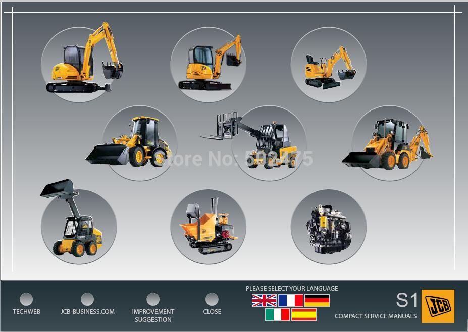 JCB Compact Service Repair Manuals 2013 -Dealer Service Information Software 2013 - Online Installation Service