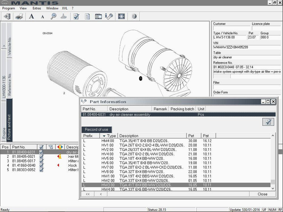 MAN Mantis 2021 EPC Electronic Parts Catalog - All Models Covered Latest 2021