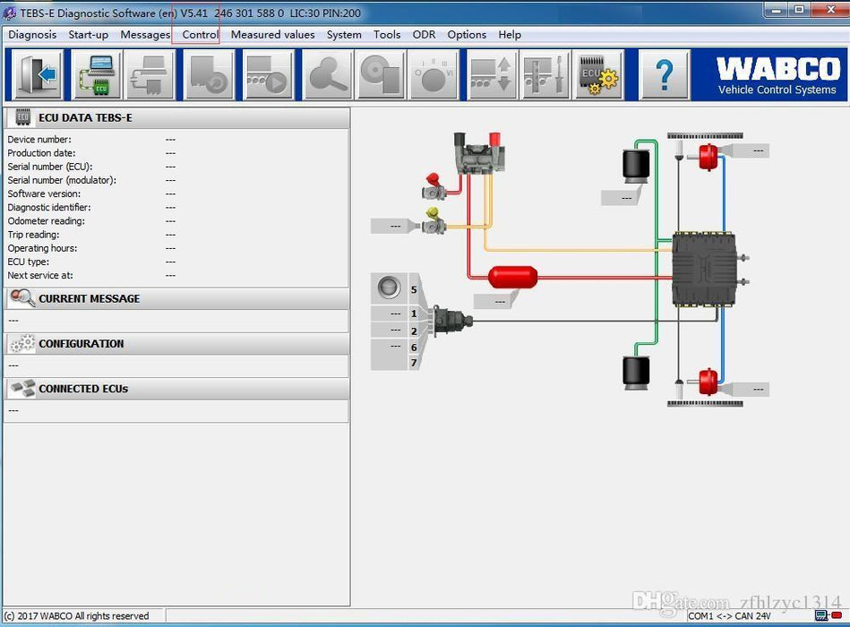 Meritor WABCO TEBS-E v5.41 - ABS And HPB Diagnostics Software Latest 2018 !