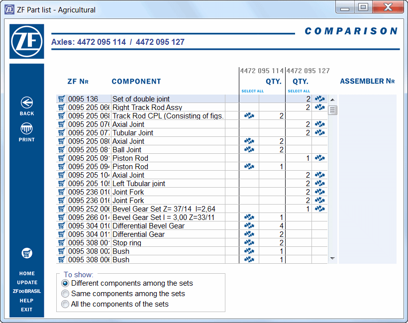 ZF EPC Agriculture All Models Parts Catalogs [2024.03]