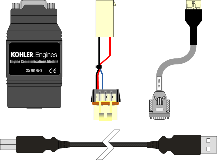 2023 Kohler Diagnostic System With Interface & Cables Kit And EFI Diagnostic Software 25 761 50-S