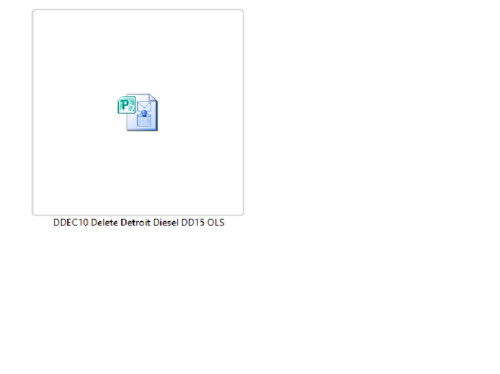 DDEC10 Delete Detroit Diesel DD15 Flash File OLS For K-Tag