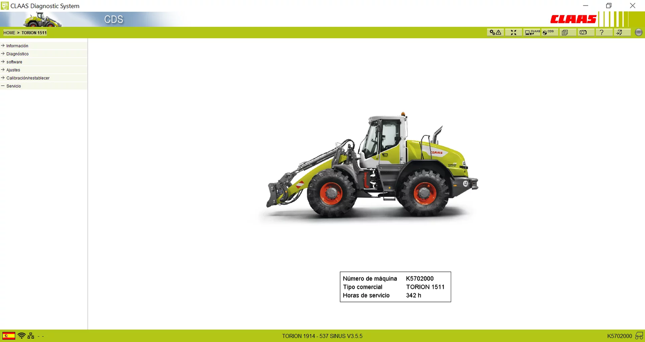 CLAAS DIAGNOSTIC CDS 7.5 Diagnostic System 2022