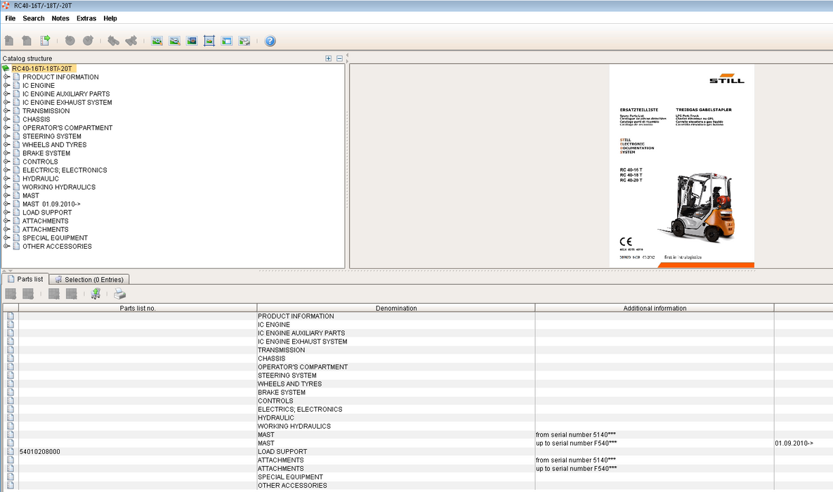 STILL Steds Forklifts 8.20 Service Repair & Parts Manuals For All Models 2020 EPC & Diagnostics Software