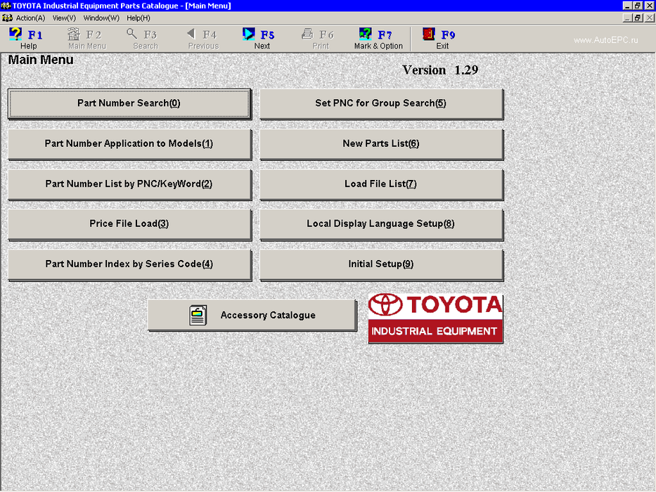 Toyota ALL Industrial Equipment EPC v2.27 - Toyota EPC 2020 All Models & Serials Parts Catalog & Diagrams