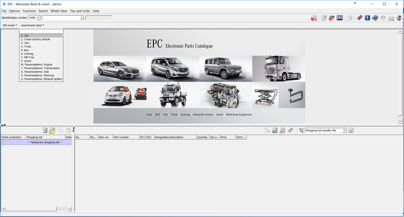 EPC , WIS / ASRA Net For Mercedes - Most Complete Version 10/2019 - All Mercedes Models Covered up To 2020