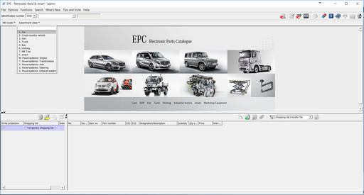 EPC , WIS / ASRA Net For Mercedes - Most Complete Version 10/2018 - All Mercedes Models Covered up To 2019