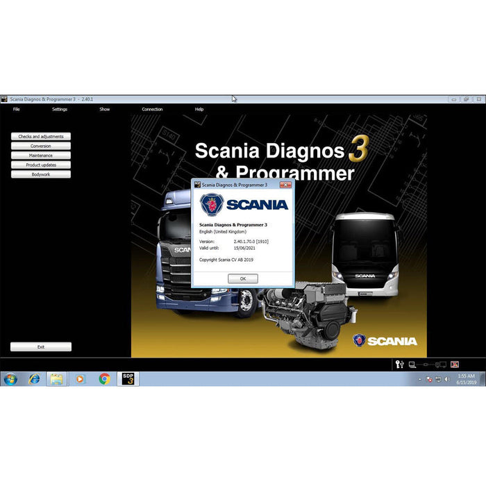 Scaniia SDP3 v 2.48 Diagnostic & Programmer Latest version 2021 - FULL Version ! Online Installation Service Included !