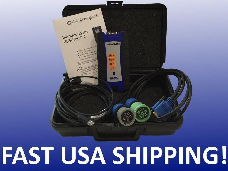 Universal Heavy Duty Diagnostic Kit 2024 With Genuine Nexiq USB Link 3- And 3 Software Choose From List