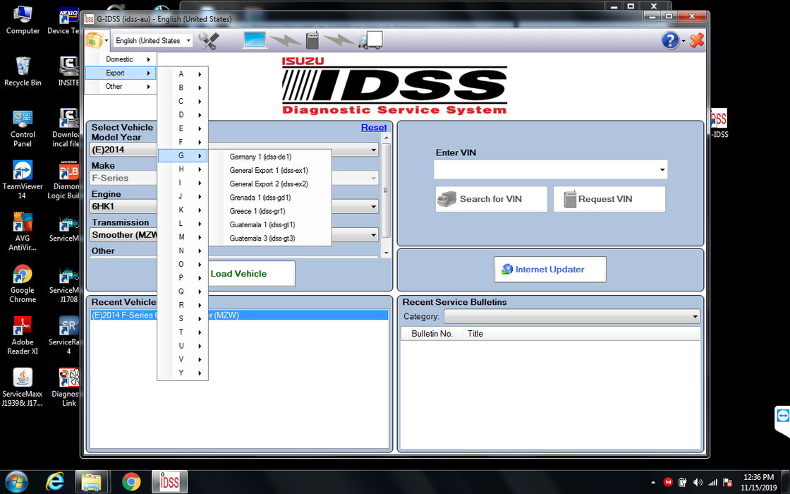 Isuzu Global Diagnostic Service System G-IDSS 2018 EXCLUSIVE Version - All Regions Supported With Nexiq And More !!!