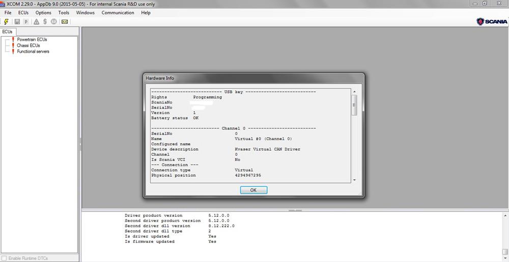 SCANIA XCOM 2.29 Diagnostics Developer Tool 2016 - Latest & FULL Level Version !