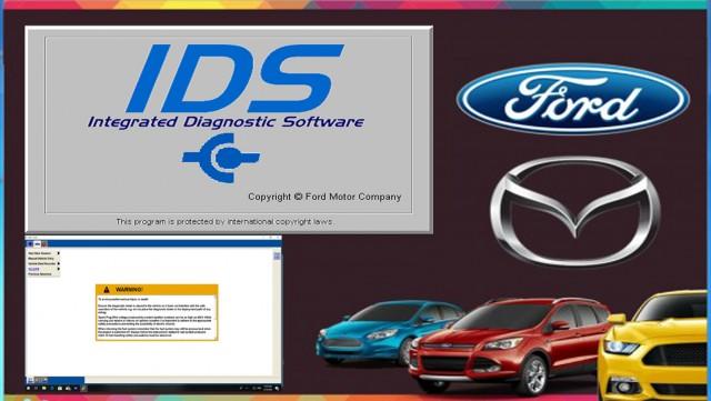 Ford Vehicle Communication Module II (VCM II) 12V Models Diagnostic Adapter- Include Latest 2023 IDS Software !