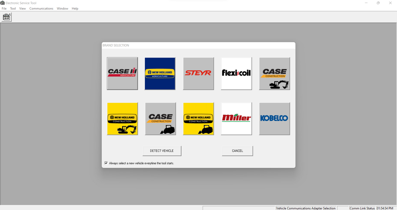 New Holland / Case / Case IH Electronic Service Tools CNH EST 9.6 Update 3 Diagnostics Software - Engineering Level 2022