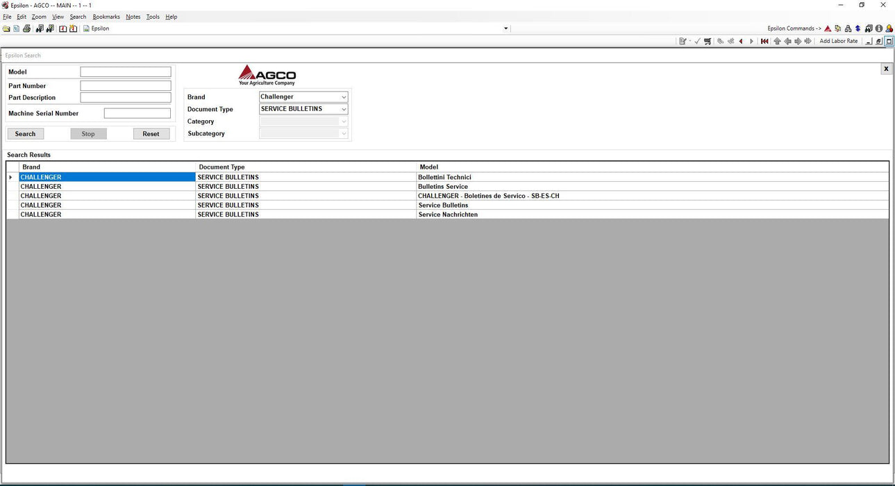 AGCO Agricultural EPC & Service Info ALL Database EU-UK Latest 2019 - Online Installation Service