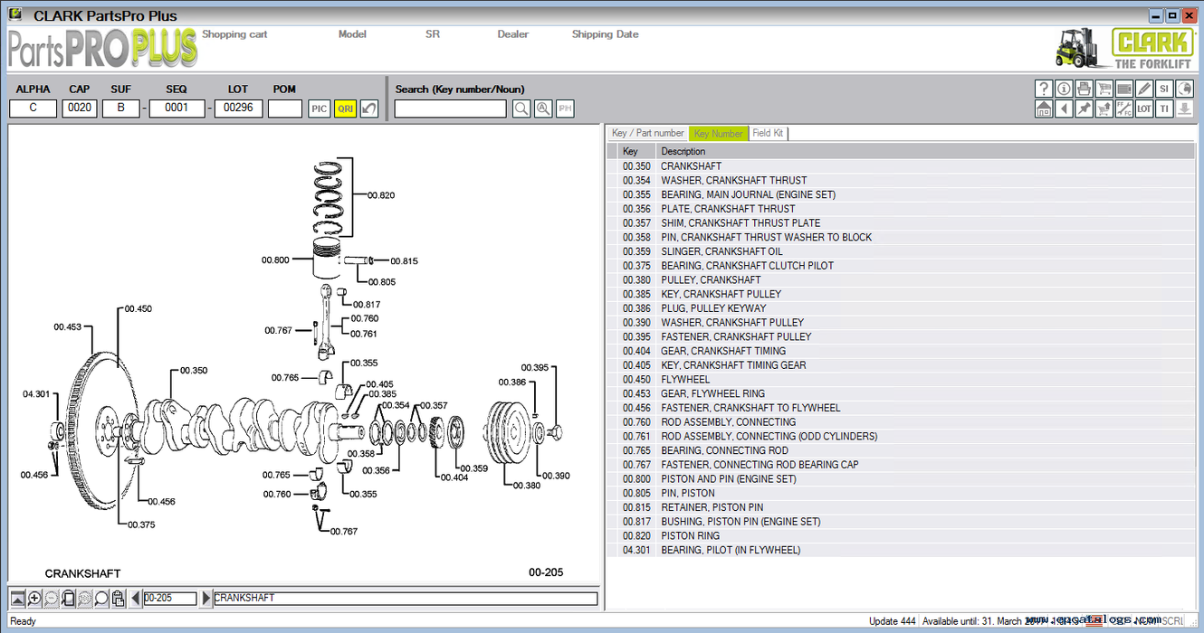 Clark Forklift Parts PRO PLUS EPC Parts Manuals Software Latest 08\2023 All Regions