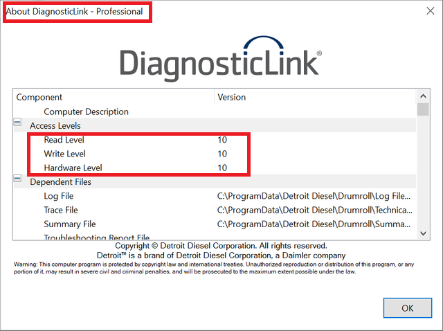 Detroit Diesel Diagnostic Link (DDDL 8.11 SP4) Professional 2020 -ALL Grayed Parameters Enabled ! ALL Level 10 !!