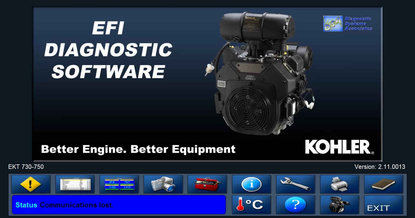 2023 Kohler Diagnostic System With Interface & Cables Kit And EFI Diagnostic Software 25 761 50-S