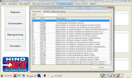 Hino Diagnostic eXplorer 2 - Hino DX2 1.1.20 & Troubleshooting Files - Latest Version 2020