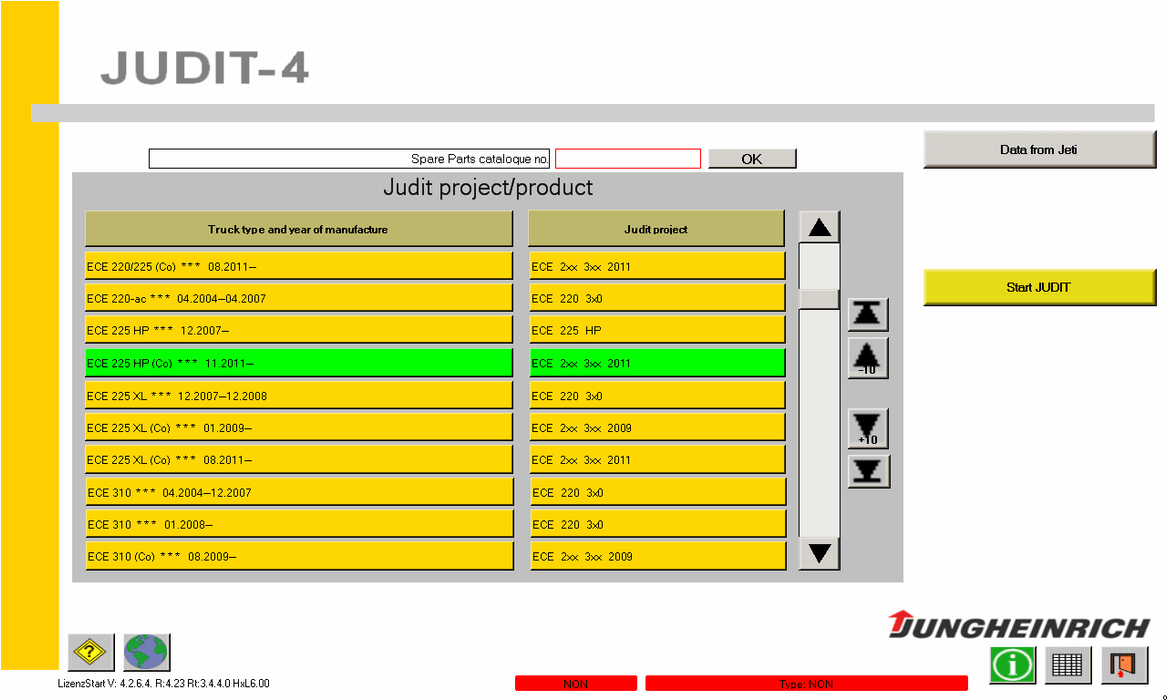 Jungheinrich Judit-4 Diagnostic Software For ALL Jungheinrich Fork Lifts - v4.36 Latest Version 2022