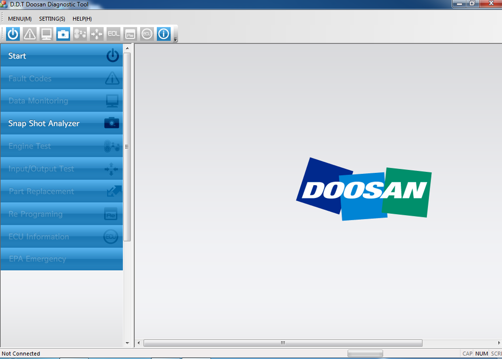 Doosan Diagnostic Software Industrial Developer Level E-Doctor, DDT and G2-Scan