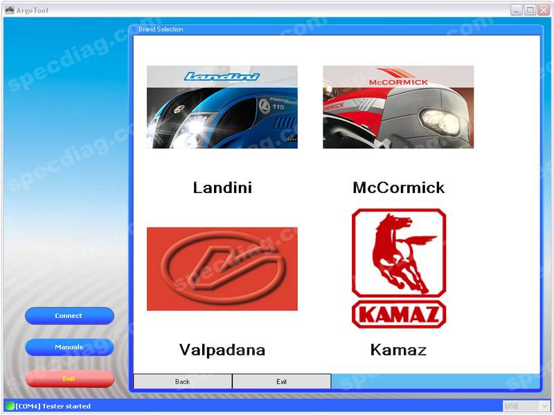 ARGO DIAGNOSTIC KIT (ARGOTOOL) For Landini / McCormik / Valpadana Complete Kit Include Latest Software 2021