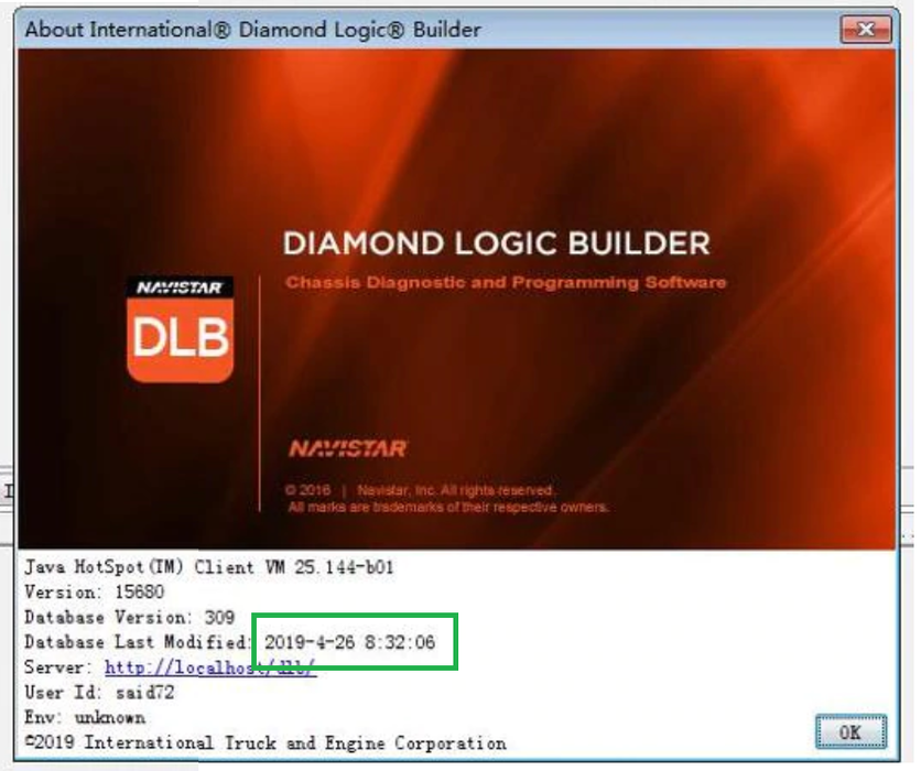 Internationall Diamond Logic Builder (DLB) 12\2022 Diagnostic Software - Level3 - All Parametres & Options Enabled
