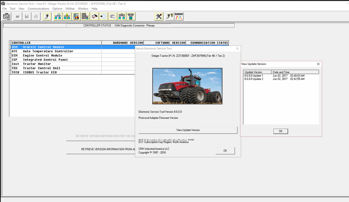 New Holland Case Electronic Service Tools CNH EST 9.5 Diagnostics Software - Engineering Level Latest 2021