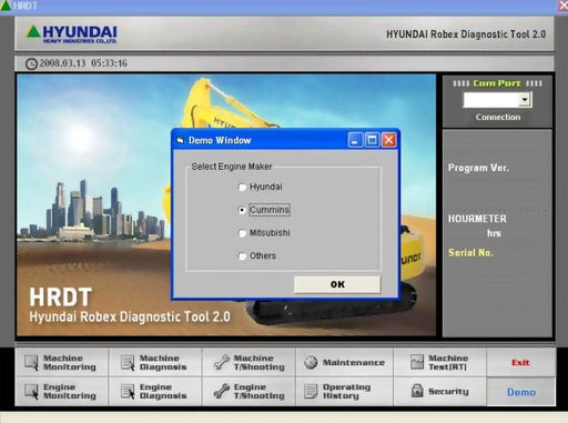 Hyundai Robex Diagnostic Software HRDT 2.0 - Full Online Installation Service Included !