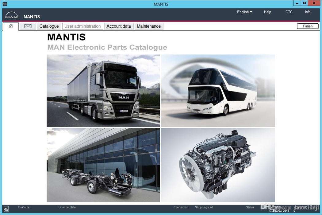 MAN Mantis 2019 EPC Electronic Parts Catalog - All Models Covered Up To 2019