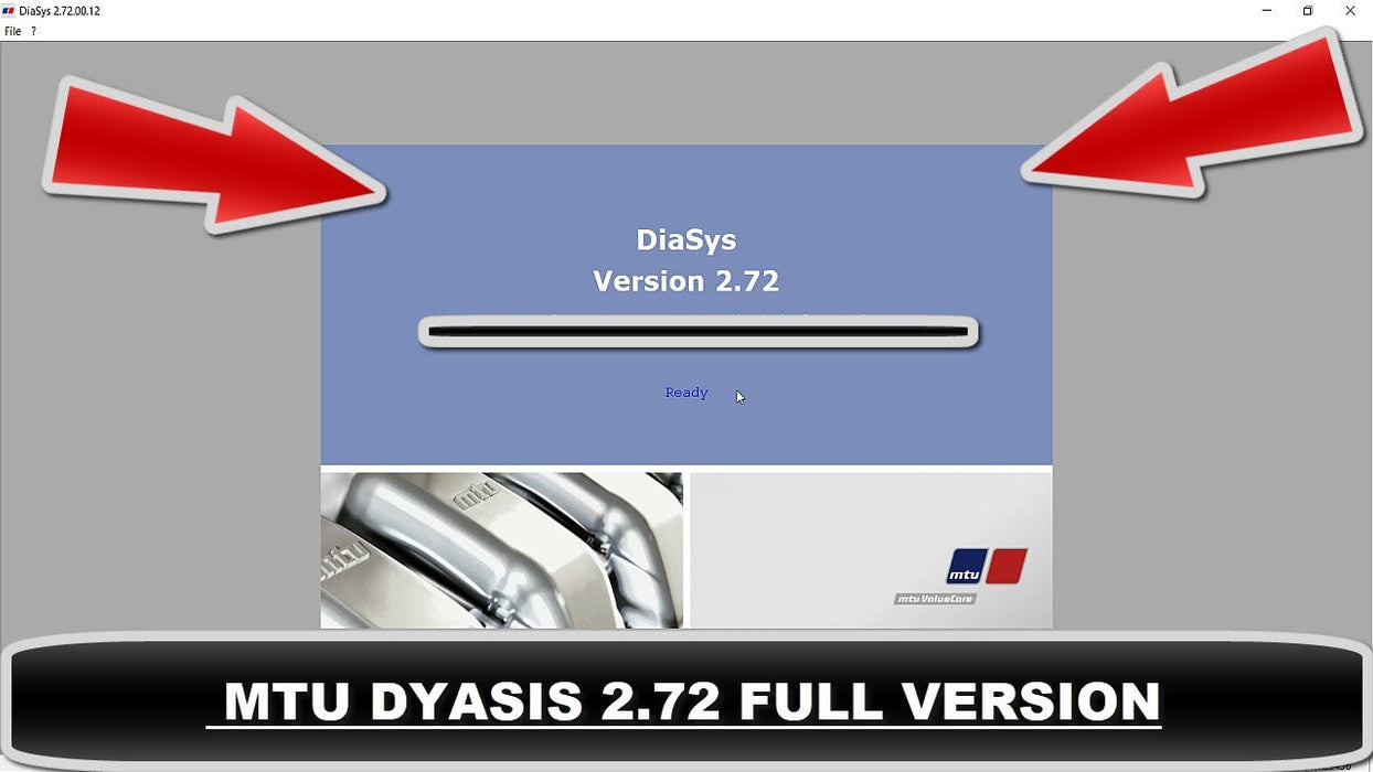 MTU DiaSys 2.72 Diagnostic Software 2019 - Never Expire Without Usb Dongle !