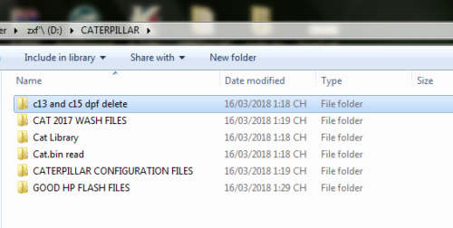 500MB Helpful Flash, Wash And configuration Files Collection FOR Caterpilllar