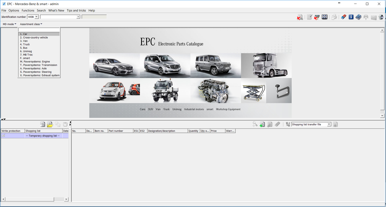 EPC , WIS / ASRA Net For Mercedes - Most Complete Version 04/2020