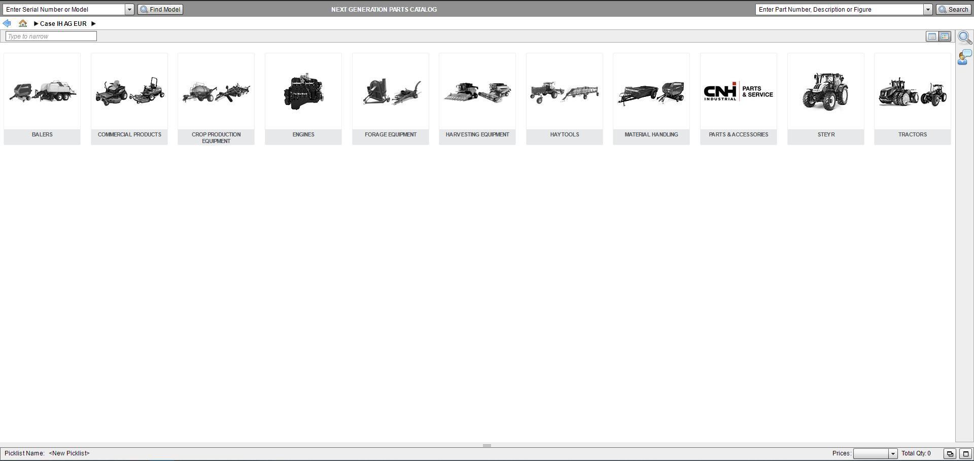 Case IH NGPC Next Generation Agricultural AG Europe 2019 EPC -All Models & Serials Up To 2020 Parts Manuals - Image 3