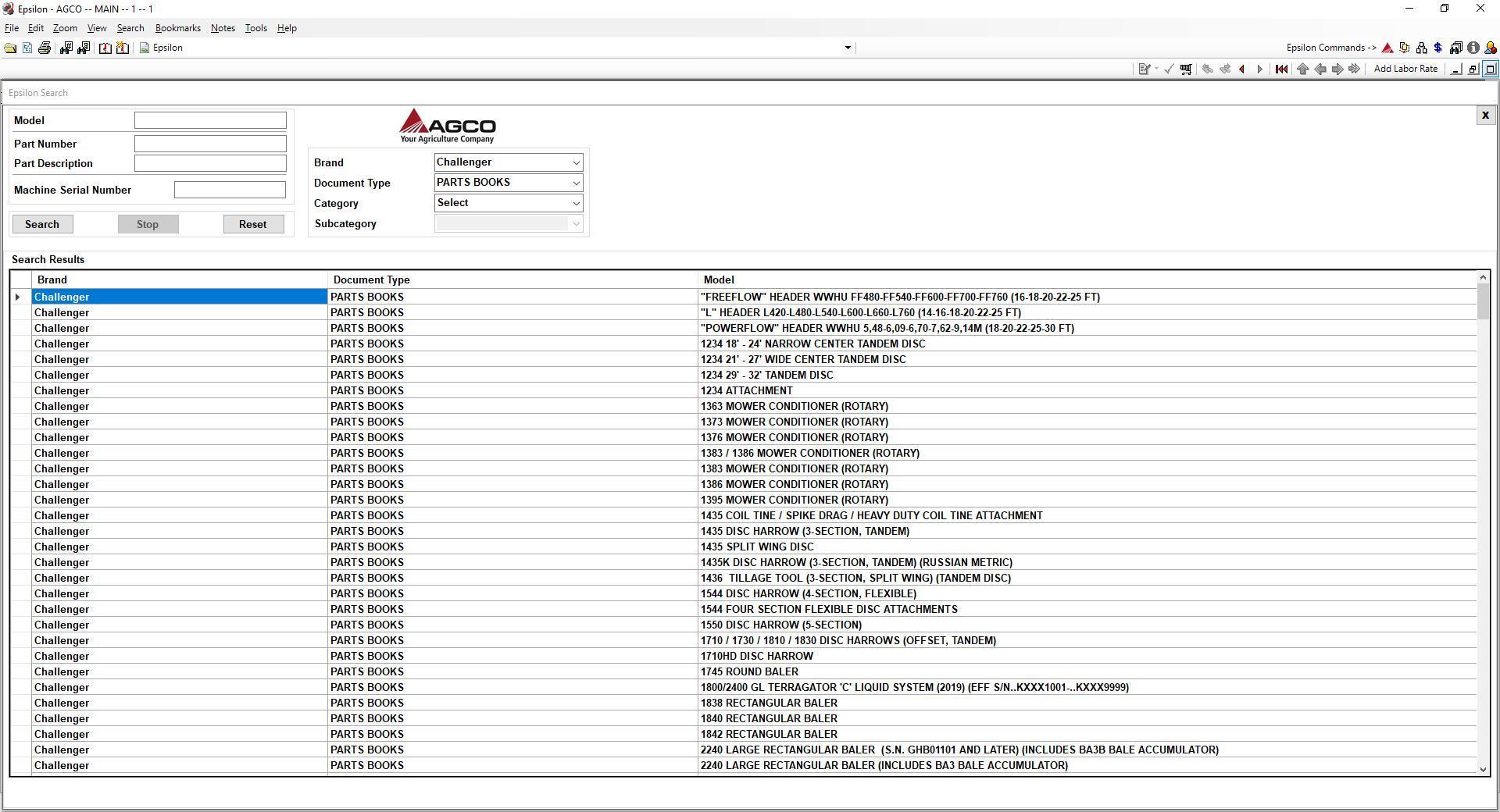AGCO Agricultural EPC & Service Info ALL Database South America and Latin America (SA) 032020 - Image 4