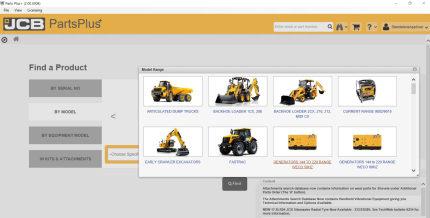 JCB ALL Models Parts Manuals Software EPC 2017