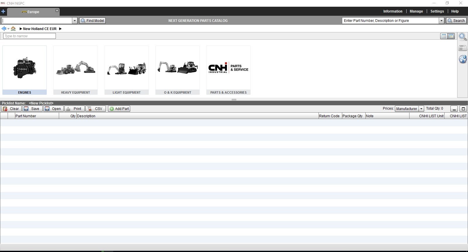 New Holland Next Generation Construction CF Europe 2019 EPC -All Models & Serials Up To 2020 Parts Manuals - Image 5