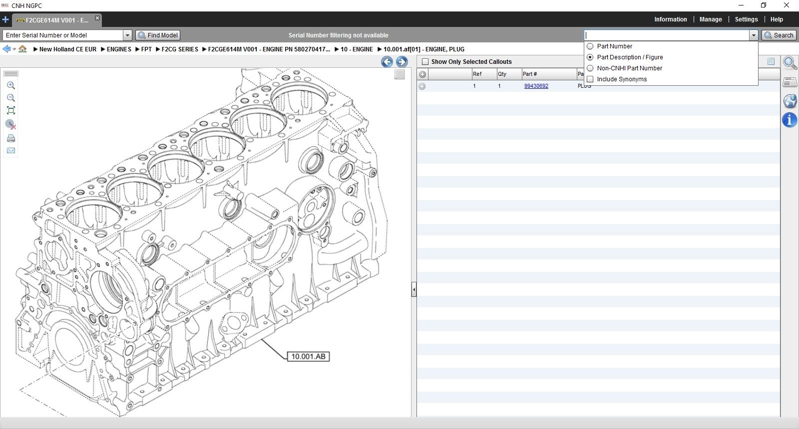 New Holland Next Generation Construction CF Europe 2019 EPC -All Models & Serials Up To 2020 Parts Manuals - Image 9