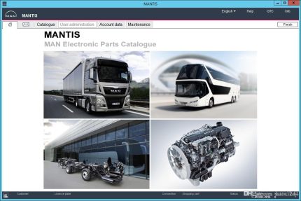 MAN Mantis 2019 EPC Electronic Parts Catalog