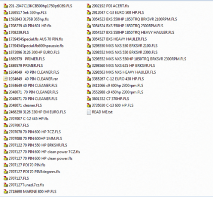 500MB Helpful Flash, Wash And configuration Files Collection FOR Caterpilllar