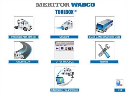MERITOR WABCO TOOLBOX Plus 14.5 & ECAS