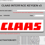 Claas Interface Activation Key – with Kg