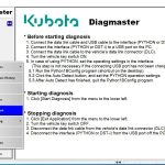 Kubota Takeuchi Diagmaster Diagnostic Software 2024