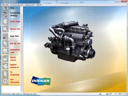 Doosan E Doctor Industry And Construction Engine 2016