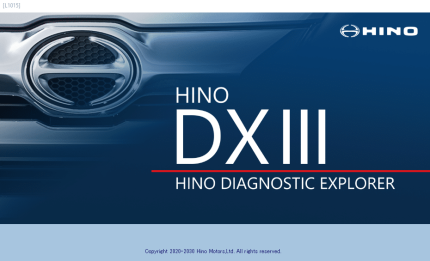Hino Diagnostic eXplorer 3 - Hino DX3 1.25.10