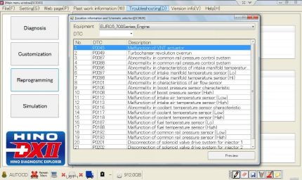 Hino Diagnostic eXplorer 2 - Hino DX2 1.1.21