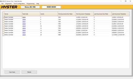 Yale Hyster Forklifts PC Service Tool v 4.95 Diagnostic